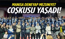 Manisa Deneyap mezuniyet coşkusu yaşadı