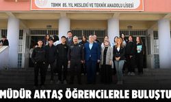 Müdür Aktaş’tan öğrencilere güvenli eğitim mesajı