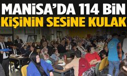 Manisa’da 114 bin kişinin sesine kulak