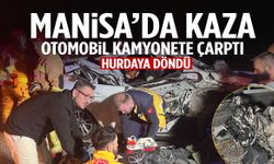 Manisa’da can pazarı! Otomobil kamyonete çarptı: 1 ölü, 2 yaralı