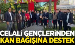 Celali gençlerinden kan bağışı örneği