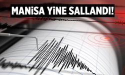 Manisa'da hissedilen deprem! Yine salladı...
