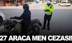 Manisa’da motosiklet ve cam filmi denetimi: 1,5 milyon TL ceza, 27 araç trafikten men edildi