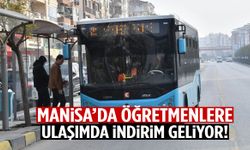 Manisa’da öğretmenlere ulaşımda indirim geliyor!
