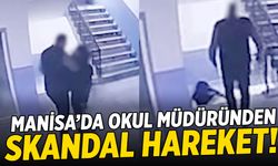 Manisa’da okul müdürü otizmli öğrenciyi merdivene itti!