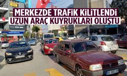 Manisa’da trafik çilesi! Uzun araç kuyrukları oluştu…