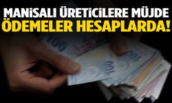 Manisalı üreticilere müjde! Ödemeler hesaplarda…