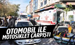 Manisa’da kaza: Otomobil ile motosiklet çarpıştı! İki yaralı var...