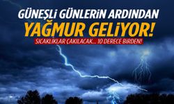 Manisa’ya gök gürültülü sağanak yağış geliyor! 10 derece birden düşecek…