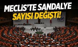 Meclis'te sandalye dağılımı değişiyor!
