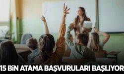 15 bin sözleşmeli öğretmen alımı için geri sayım başladı