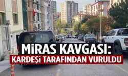 Miras kavgası kanlı bitti: Kardeşi tarafından vuruldu