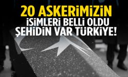 Gürcistan’da askeri kargo uçağı düştü! Şehit olan 20 askerin isimleri belli oldu