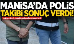 Manisa’da yağma, rüşvet, hırsızlık suçlarından aranıyorlardı… Yakalandılar!