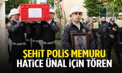 Şehit polis memuru Hatice Ünal için Manisa’da tören!