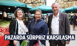 Semih Balaban pazarda Özgür Özel’in eşiyle karşılaştı
