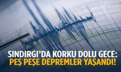 Sındırgı’da gece boyunca korkutan depremler!
