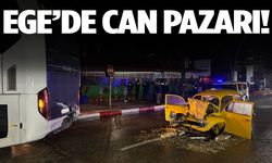 Uşak’ta otomobil ile otobüs çarpıştı… Yaralılar var!