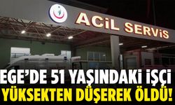 Uşak’ta 51 yaşındaki işçi yüksekten düşerek öldü