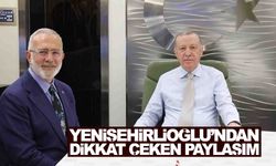Yenişehirlioğlu’ndan dikkat çeken paylaşım... Dönüş yolunda uçaktan mesaj verdi