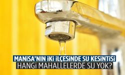 Yunusemre ve Turgutlu’da boru patladı… Bazı mahalleler susuz kaldı!