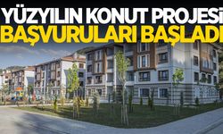 Yüzyılın konut projesi başvuruları başladı!