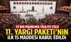 55 bin mahkuma tahliye yolu açılıyor! İlk 15 madde kabul edildi