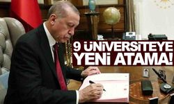 Cumhurbaşkanı imzaladı... 9 üniversiteye yeni rektör atandı