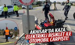 Akhisar’da elektrikli bisiklet ile otomobil çarpıştı: 1 ölü