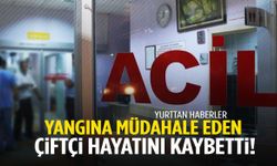 Arazisindeki anız yangınını söndürmeye çalışırken hayatını kaybetti