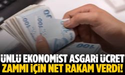 Ünlü ekonomist asgari ücret zammı için net rakam verdi!