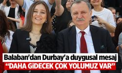 Balaban'dan Durbay'a duygusal mesaj