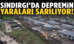 Sındırgı’da depremin yaraları sarılıyor!