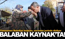 Başkan Balaban’dan mahalle ziyaretleri... Bu kez Kaynak’taydı