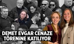 Demet Evgar, Gülşah Durbay’ın cenaze töreni için Manisa’ya geldi