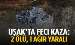 Ege’de şarampole devrilen otomobilde 2 kişi can verdi