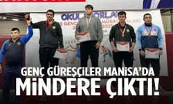 Genç güreşçiler Manisa’da mindere çıktı