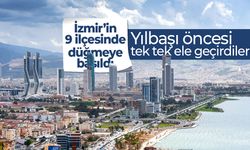 İzmir'in 9 ilçesinde düğmeye basıldı! Yılbaşı öncesi tek tek ele geçirdiler...