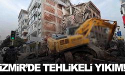 Balçova’da kentsel dönüşüm yıkımı komşu binayı zarar verdi