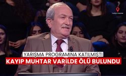 Kayıp muhtar varilde ölü bulundu