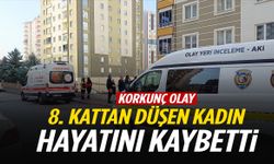 Kayseri’de korkunç olay! 8. kattan düşen kadın öldü