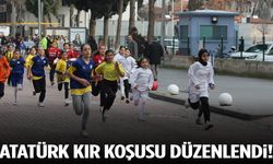 Öğrenciler Atatürk kır koşusunda ter döktü