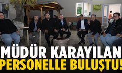Manisa İl Tarım Müdürü Karayılan Sarıgöl’de personelle buluştu