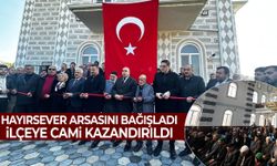 Manisa’da bağışlanan arsa üzerine 10 milyonluk cami yapıldı
