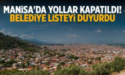 Manisa'da cenaze töreni için yollar kapatıldı!