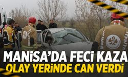 Manisa’da feci kaza! Olay yerinde can verdi
