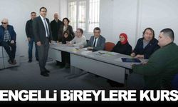 Manisa’da görme engellilere Braille okuma yazma kursu