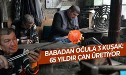 Manisalı usta 65 yıldır çan üretiyor!