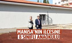 Manisa’nın ilçesine 8 sınıflı yeni anaokulu! Açılışa gün sayıyor