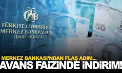 Merkez Bankası avans faiz oranlarını düşürdü